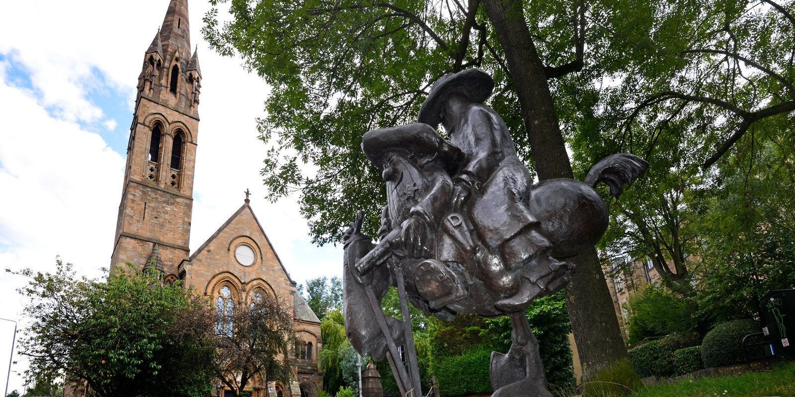 The only two-legged horse in the west!