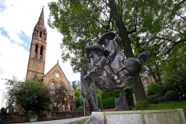 The only two-legged horse in the west!