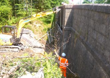 Infill of Redundant Rail Bridge at Drumbuie