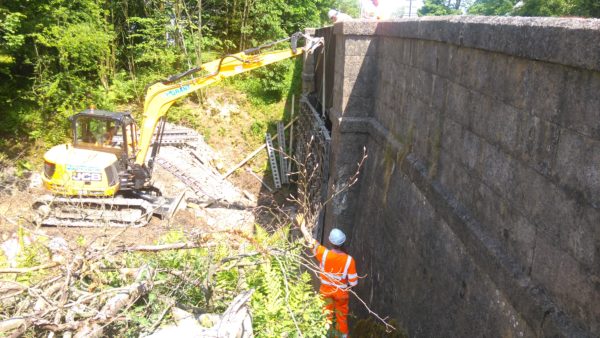 Infill of Redundant Rail Bridge at Drumbuie