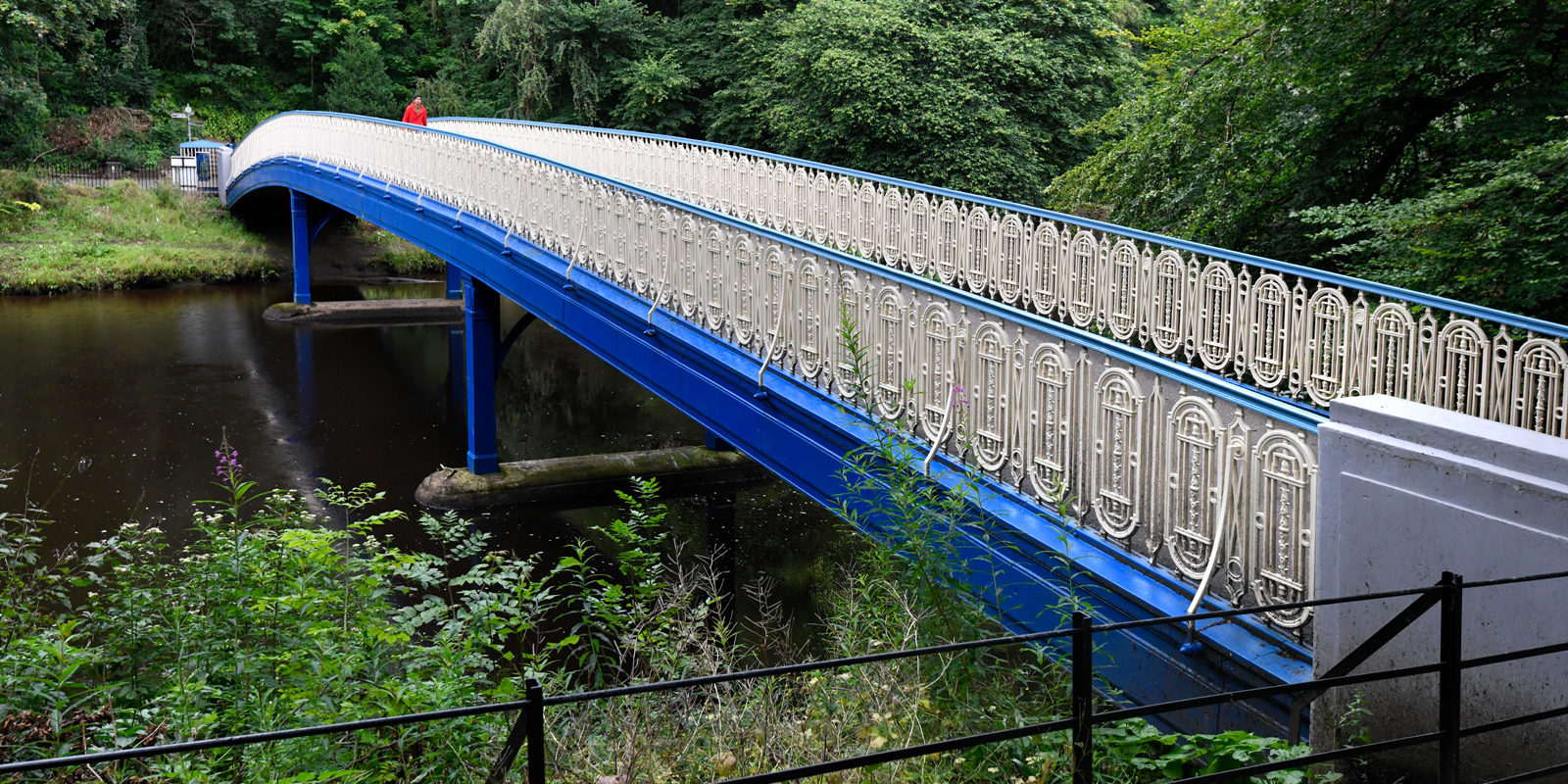 Bridge construction & maintenance of Humpback bridge in Glasgow's Botanic gardens.