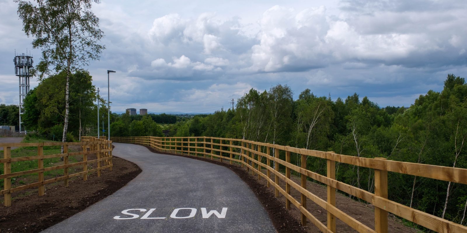 Construction of the new Ravenscraig Active Travel Links